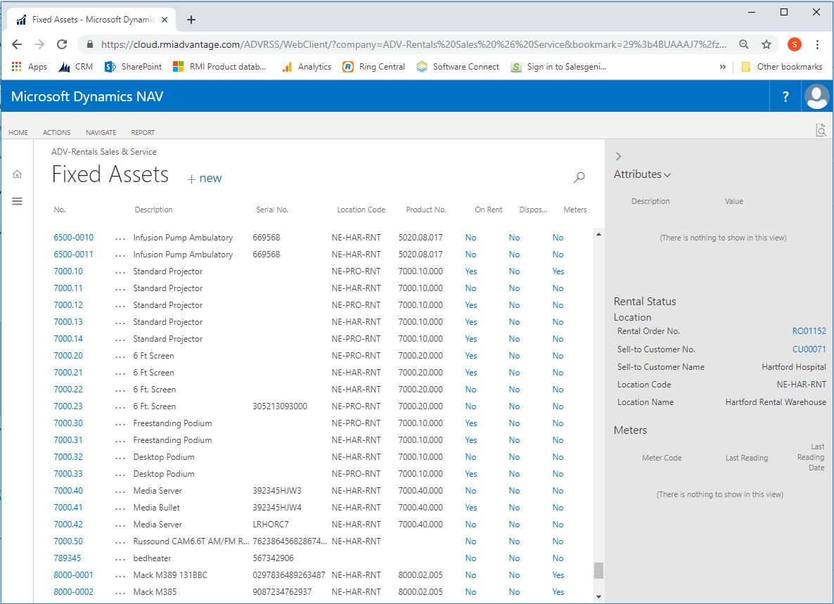 screenshot of ADVANTAGE 365